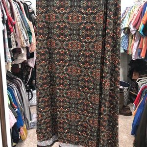 LuLaRoe Maxi skirt, size XL